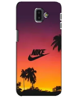 Чехол для Samsung Galaxy J6 Plus 2018 (J610) с картинкой «Nike на закате солнца»