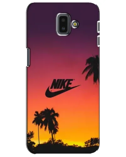 Чехол для Samsung Galaxy J6 Plus 2018 (J610) с картинкой «Nike на закате солнца»