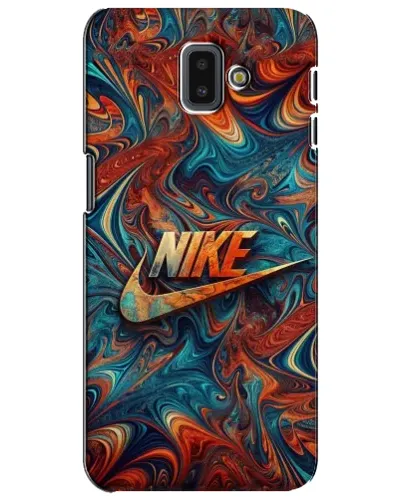 Чехол для Samsung Galaxy J6 Plus 2018 (J610) с картинкой «Nike в абстракции»