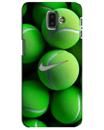 Чехол для Samsung Galaxy J6 Plus 2018 (J610) с картинкой «Теннисные мячи Найк»