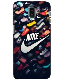 Чехол для Samsung Galaxy J6 Plus 2018 (J610) с картинкой «Коллекция кроссовок Nike»