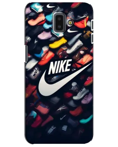 Чехол для Samsung Galaxy J6 Plus 2018 (J610) с картинкой «Коллекция кроссовок Nike»