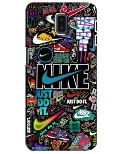 Чохол для Samsung Galaxy J6 Plus 2018 (J610) з картинкою «Яскравий колаж Nike»