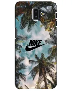 Чохол для Samsung Galaxy J6 Plus 2018 (J610) з картинкою «Тропічний принт Nike»