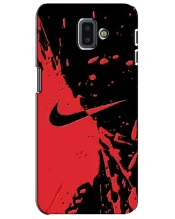 Чохол для Samsung Galaxy J6 Plus 2018 (J610) з картинкою «Червоні бризки Nike»