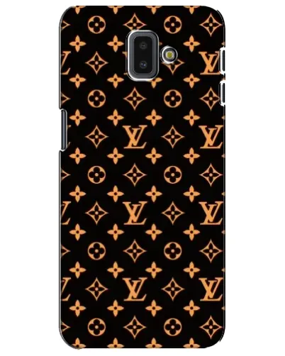Чехол для Samsung Galaxy J6 Plus 2018 (J610) с картинкой «Золотая монограмма LV» Чехол для Samsung Galaxy J6 Plus 2018 (J610) с картинкой «Золотая монограмма LV»