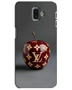 Чехол для Samsung Galaxy J6 Plus 2018 (J610) с картинкой «Красное яблоко LV»