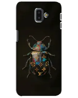 Чехол для Samsung Galaxy J6 Plus 2018 (J610) с картинкой «LV — мраморный принт»