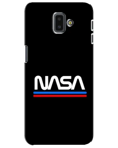 Чехол для Samsung Galaxy J6 Plus 2018 (J610) с картинкой «NASA — классика Red Blue» Чехол для Samsung Galaxy J6 Plus 2018 (J610) с картинкой «NASA — классика Red Blue»