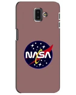 Чехол для Samsung Galaxy J6 Plus 2018 (J610) с картинкой «NASA — ретро космос»