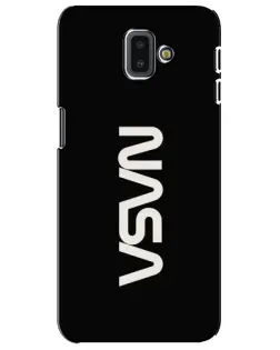 Чехол для Samsung Galaxy J6 Plus 2018 (J610) с картинкой «NASA — вертикальный логотип»
