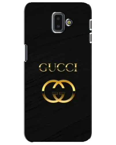 Чехол для Samsung Galaxy J6 Plus 2018 (J610) с картинкой «Золотой логотип Gucci»