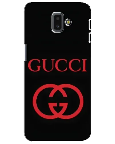 Чехол для Samsung Galaxy J6 Plus 2018 (J610) с картинкой «Gucci — красный логотип»