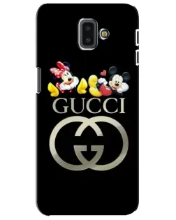 Чехол для Samsung Galaxy J6 Plus 2018 (J610) с картинкой «Gucci — герои Disney»