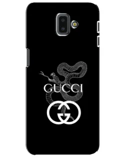 Чехол для Samsung Galaxy J6 Plus 2018 (J610) с картинкой «Gucci — серебряная змея»