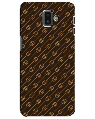 Чехол для Samsung Galaxy J6 Plus 2018 (J610) с картинкой «Gucci — золотые диагонали»