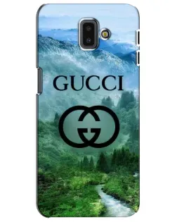 Чехол для Samsung Galaxy J6 Plus 2018 (J610) с картинкой «Gucci — горный пейзаж»