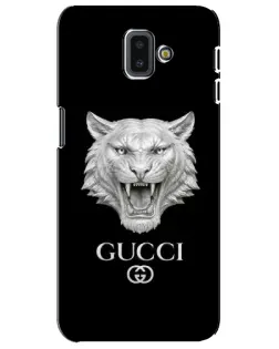 Чехол для Samsung Galaxy J6 Plus 2018 (J610) с картинкой «Gucci — серебряный лев»