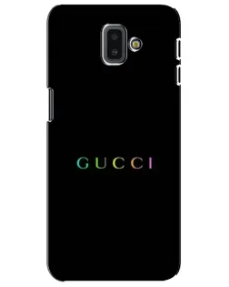Чехол для Samsung Galaxy J6 Plus 2018 (J610) с картинкой «Gucci — неоновый минимализм»