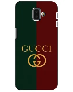 Чехол для Samsung Galaxy J6 Plus 2018 (J610) с картинкой «Gucci — темно-зеленый градиент»