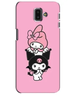 Чохол для Samsung Galaxy J6 Plus 2018 (J610) з картинкою «My Melody та Kuromi» Чохол для Samsung Galaxy J6 Plus 2018 (J610) з картинкою «My Melody та Kuromi»