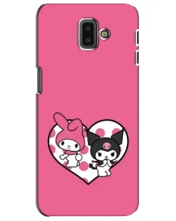 Чохол для Samsung Galaxy J6 Plus 2018 (J610) з картинкою «Kuromi та My Melody» Чохол для Samsung Galaxy J6 Plus 2018 (J610) з картинкою «Kuromi та My Melody»