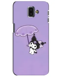 Чохол для Samsung Galaxy J6 Plus 2018 (J610) з картинкою «Kuromi з парасолькою» Чохол для Samsung Galaxy J6 Plus 2018 (J610) з картинкою «Kuromi з парасолькою»