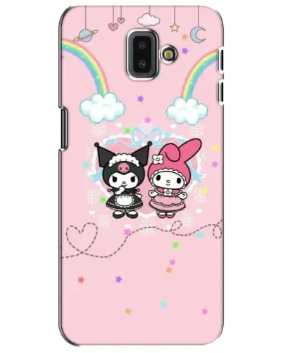 Чохол для Samsung Galaxy J6 Plus 2018 (J610) з картинкою «My Melody та Kuromi» Чохол для Samsung Galaxy J6 Plus 2018 (J610) з картинкою «My Melody та Kuromi»