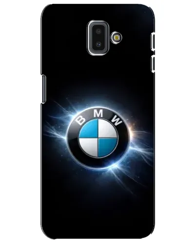 Чехол для Samsung Galaxy J6 Plus 2018 (J610) с картинкой «BMW — неоновое сияние»