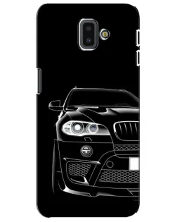 Чехол для Samsung Galaxy J6 Plus 2018 (J610) с картинкой «Темный силуэт BMW»