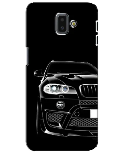 Чехол для Samsung Galaxy J6 Plus 2018 (J610) с картинкой «Темный силуэт BMW»