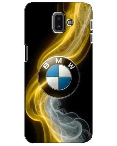 Чехол для Samsung Galaxy J6 Plus 2018 (J610) с картинкой «Золотистый дым BMW»