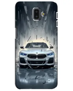 Чехол для Samsung Galaxy J6 Plus 2018 (J610) с картинкой «BMW в свете фар»