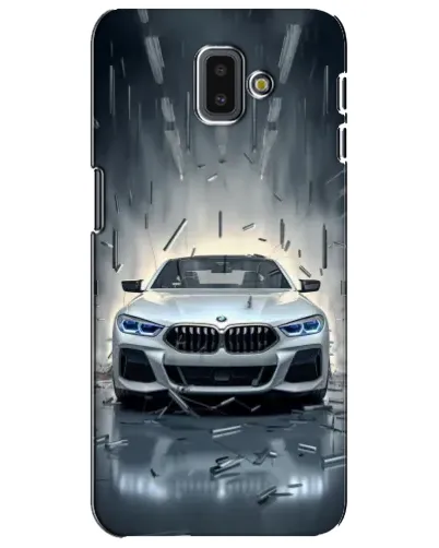 Чехол для Samsung Galaxy J6 Plus 2018 (J610) с картинкой «BMW в свете фар»