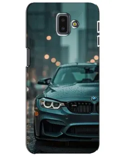 Чехол для Samsung Galaxy J6 Plus 2018 (J610) с картинкой «BMW в огнях города»