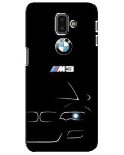 Чехол для Samsung Galaxy J6 Plus 2018 (J610) с картинкой «Минималистичный принт BMW M3»