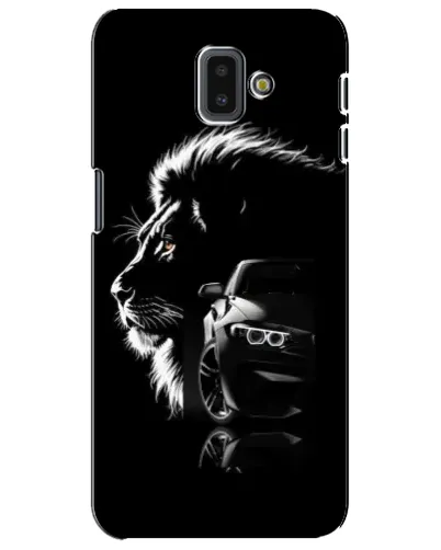 Чехол для Samsung Galaxy J6 Plus 2018 (J610) с картинкой «BMW и лев»