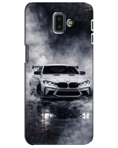 Чехол для Samsung Galaxy J6 Plus 2018 (J610) с картинкой «BMW сквозь туман»