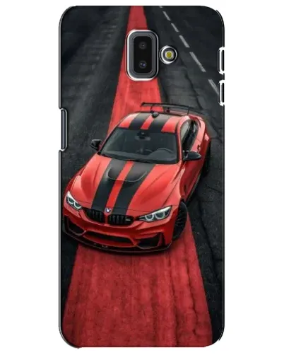 Чехол для Samsung Galaxy J6 Plus 2018 (J610) с картинкой «BMW на красной дорожке»