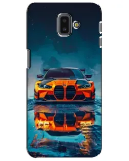 Чехол для Samsung Galaxy J6 Plus 2018 (J610) с картинкой «BMW — золотая эмблема»