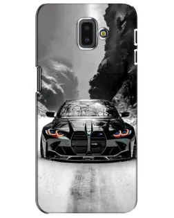 Чехол для Samsung Galaxy J6 Plus 2018 (J610) с картинкой «BMW — акварельный дрифт»