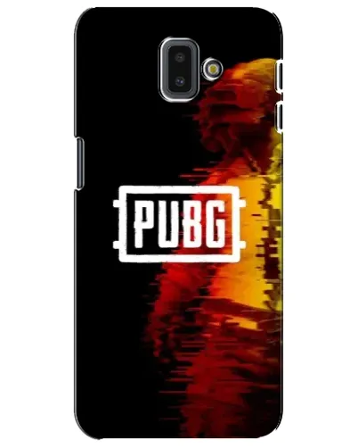 Чехол для Samsung Galaxy J6 Plus 2018 (J610) с картинкой «Яркий логотип PUBG»