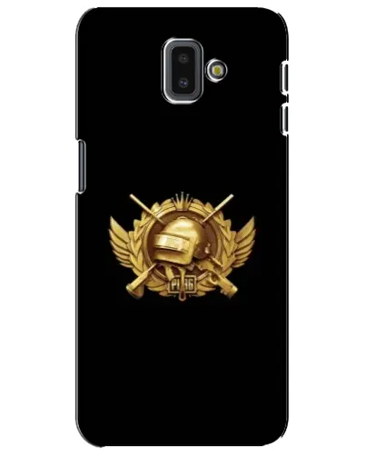 Чехол для Samsung Galaxy J6 Plus 2018 (J610) с картинкой «PUBG — оранжевый градиент»