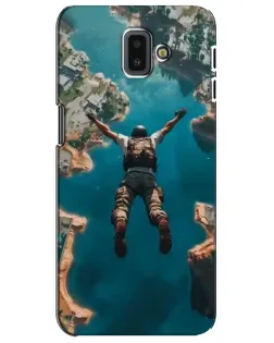 Чехол для Samsung Galaxy J6 Plus 2018 (J610) с картинкой «PUBG — свободное падение»