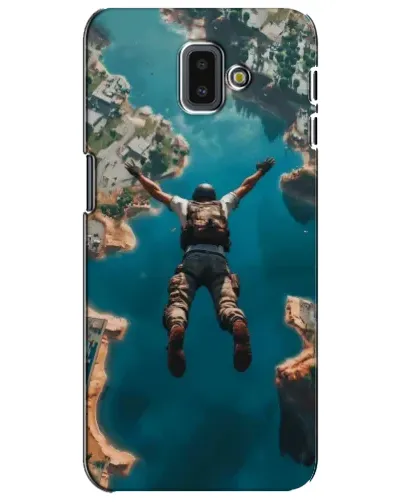 Чехол для Samsung Galaxy J6 Plus 2018 (J610) с картинкой «PUBG — свободное падение»