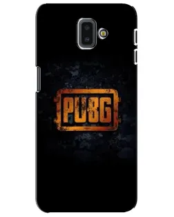 Чехол для Samsung Galaxy J6 Plus 2018 (J610) с картинкой «PUBG — золотой логотип»