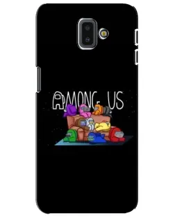 Чохол для Samsung Galaxy J6 Plus 2018 (J610) з картинкою «Логотип Among Us»