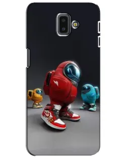 Чохол для Samsung Galaxy J6 Plus 2018 (J610) з картинкою «Among Us — 3D стиль»