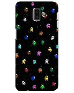 Чохол для Samsung Galaxy J6 Plus 2018 (J610) з картинкою «Екіпаж Among Us»