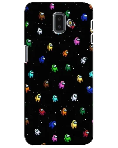 Чохол для Samsung Galaxy J6 Plus 2018 (J610) з картинкою «Екіпаж Among Us»